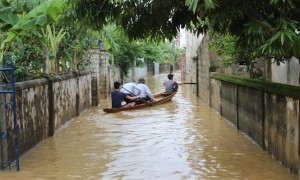 MƯA LỚN KHẮP MIỀN TRUNG: Hà Tĩnh nguy cơ ngập lụt