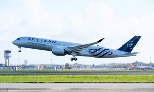 VIETNAM AIRLINES ĐÓN MÁY BAY A350 THỨ 12 ĐẶC BIỆT MANG DẤU ẤN SKY TEAM