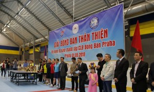 GIẢI ´BÓNG BÀN THÂN THIỆN PRAHA 2018´ THÀNH CÔNG TỐT ĐẸP