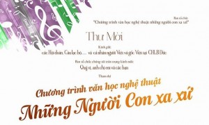 THƯ MỜI: THAM DỰ CT "VĂN HỌC NGHỆ THUẬT NHỮNG NGƯỜI CON XA XỨ"