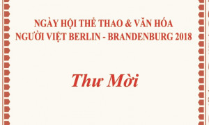 THƯ MỜI: THAM GIA NGÀY HỘI THỂ THAO & VĂN HÓA KHU VỰC BERLIN-BRANDENBURG