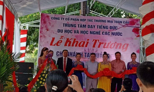 CT HỢP TÁC TM TOÀN CẦU KHAI TRƯƠNG TT DẠY TIẾNG ĐỨC TẠI QUẢNG BÌNH