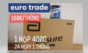 EURO TRADE CUNG CẤP SỮA ENSURE 400G CỦA ĐỨC VỀ VIỆT NAM