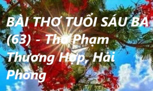 BÀI THƠ TUỔI SÁU BA (63) - Thơ Phạm Thương Hợp, Hải Phòng