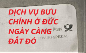 DỊCH VỤ BƯU CHÍNH Ở ĐỨC NGÀY CÀNG ĐẮT ĐỎ