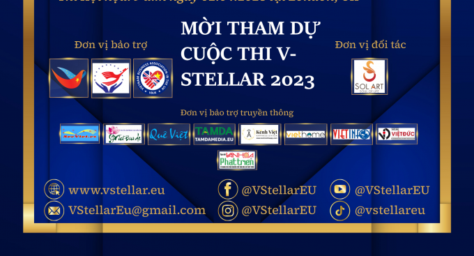 MỜI THAM DỰ CUỘC THI V-STELLAR 2023: Thông báo mới