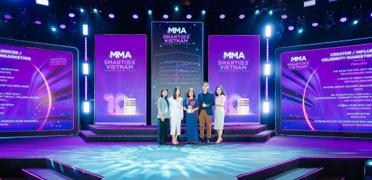 Vietnam Airlines và Novaon Digital nhận giải Bạc tại MMA Smarties 2023
