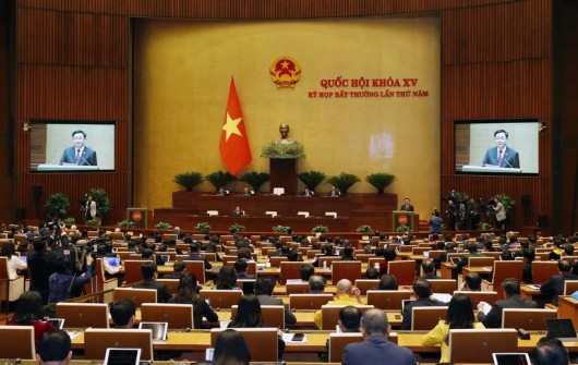 Quốc hội Việt Nam khai mạc Kỳ họp bất thường lần thứ 5, khóa XV