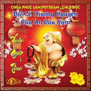 THƯ MỜI DỰ ĐẠI LỄ THƯỢNG NGUYÊN - RẰM THÁNG GIÊNG - DƯỢC SƯ TÍCH PHÚC - CẦU AN ĐẦU XUÂN GIÁP THÌN TẠI CHÙA PHÚC LÂM