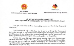 Lời kêu gọi hỗ trợ bà con người Việt trong vụ hỏa hoạn tại TTTM Marywilska, Ba Lan