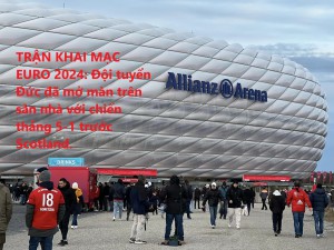 TRẬN KHAI MẠC EURO 2024: Đội tuyển Đức đã mở màn trên sân nhà với chiến thắng 5-1 trước Scotland.