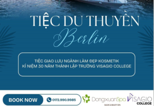 THÔNG BÁO: Mời đăng ký tham gia ´Lễ kỷ niệm 30 năm thành lập trường dạy nghề Kosmetick Visagio College´ trên du thuyền Berlin