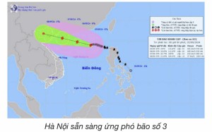 Hà Nội sẵn sàng ứng phó bão số 3