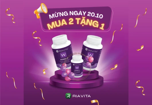 RIAVITA: Flash Sale Đặc Biệt Mừng Ngày Phụ Nữ Việt Nam 20.10