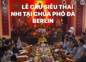 LỄ CẦU SIÊU THAI NHI TẠI CHÙA PHỔ ĐÀ BERLIN (Marzahnerstr 17 - 13053 BL)