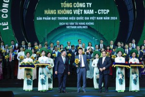 Vietnam Airlines tiếp tục được vinh danh là “Thương hiệu quốc gia”