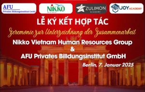 THƯ MỜI: Dự Lễ ký kết hợp tác giữa Công ty Nhân Lực Nikko Việt Nam và AFU Privates Bildungsinstitut GmbH