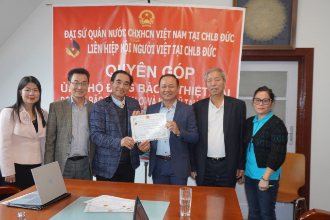 LHHNV CÁM ƠN KIỀU BÀO CHLB ĐỨC GỬI TRỌN TÌNH THƯƠNG ỦNG HỘ QUÊ HƯƠNG