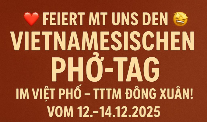 MỜI BÀ CON HƯỞNG ỨNG NGÀY PHỞ VIỆT NAM TẠI VIỆT PHỐ TTTM ĐỒNG XUÂN