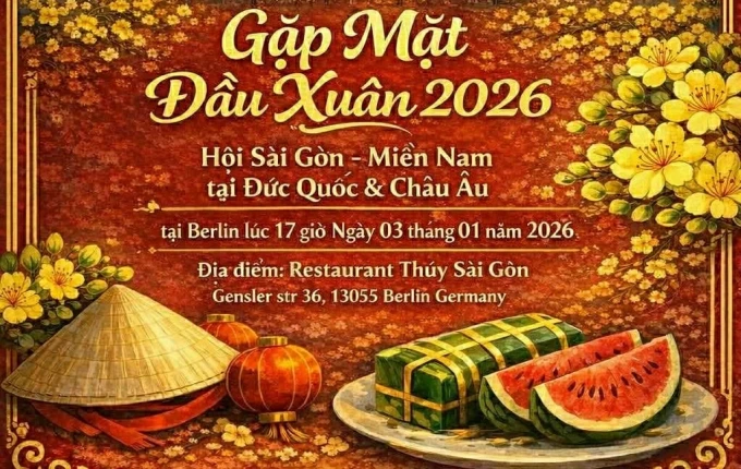 THƯ MỜI THAM GIA SỰ KIỆN THÀNH LẬP "HỘI SÀI GÒN MIỀN NAM" TẠI BERLIN