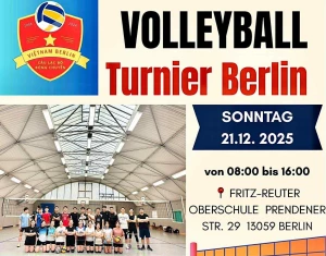 THÔNG BÁO VỀ GIẢI BÓNG CHUYỀN MỞ RỘNG VN–BERLIN 2025