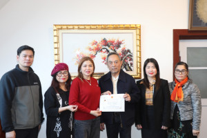 HỘI PN QUẢNG BÌNH HƯỞNG ỨNG LỜI KÊU GỌI CỦA LHHNV CHLB ĐỨC ỦNG HỘ 100 TRIỆU ĐỒNG HƯỚNG VỀ QUÊ HƯƠNG