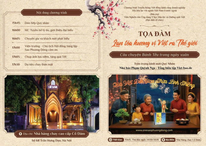 TỌA ĐÀM: Bánh Tễu - Lan tỏa hương vị Việt ra thế giới