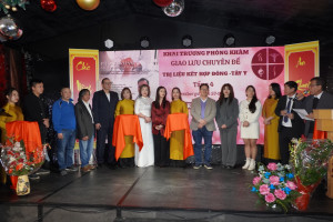 KHAI TRƯƠNG PHÒNG KHÁM, TỌA ĐÀM CHUYÊN ĐỀ TRỊ LIỆU ĐÔNG TÂY Y TẠI BERLIN