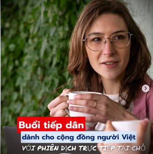 Buổi tiếp dân dành riêng cho cộng đồng người Việt tại Berlin của Nghị sĩ Tamara Lüdke