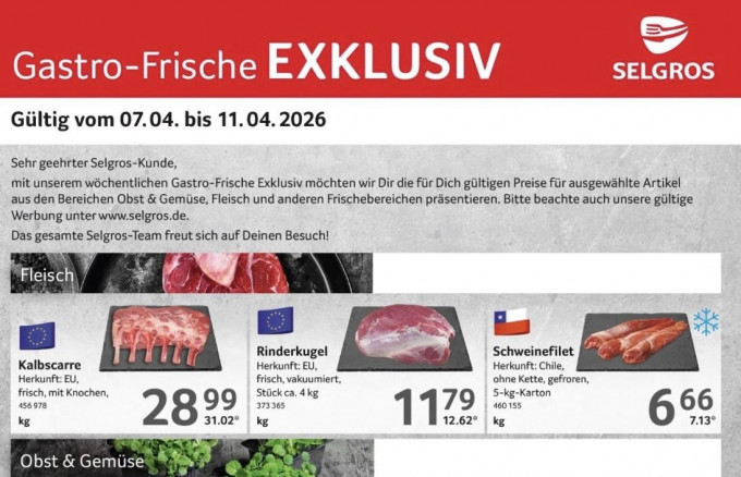 MỜI SHOPING TẠI SIÊU THỊ SELGROS BERLIN QUẬN LICTENBERG