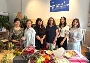 Buổi dạy nấu ăn quốc tế của tổ chức Dong Ban Ja thành công tốt đẹp