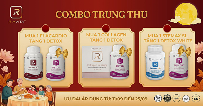RIAVITA: Trung Thu Trọn Vẹn – Trao Quà Sức Khỏe, Gửi Trọn Yêu Thương