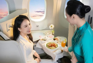 Vietnam Airlines là hãng bay có ẩm thực tốt nhất thế giới
